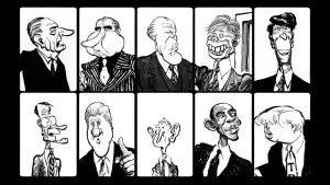 Backdrop to the movie "A Savage Art: The Life & Cartoons of Pat Oliphant" #713370