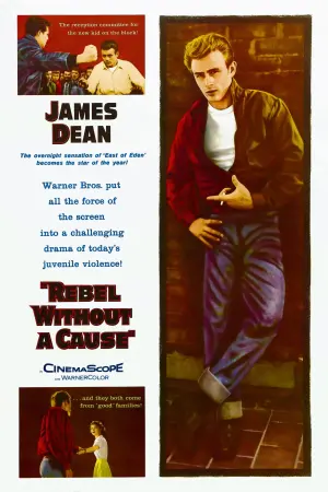 Poster to the movie "Rebel Without a Cause" #121091