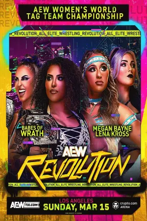 Poster to the movie "AEW Revolution" #768900
