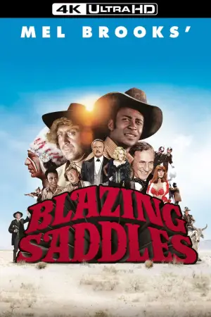 Poster to the movie "Blazing Saddles" #687615