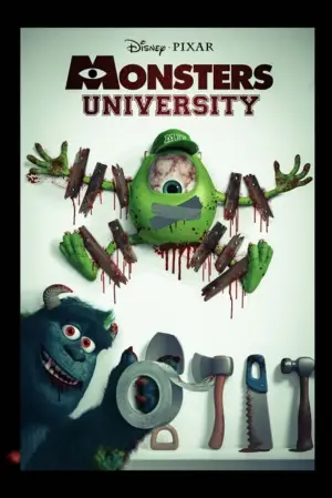 Poster to the movie "Monsters University" #788616