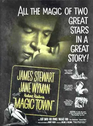Poster to the movie "Magic Town" #730069