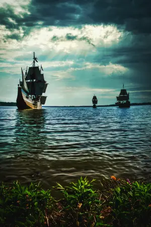 Poster to the movie "The New World" #281645