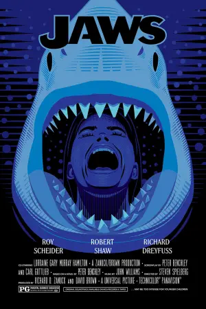 Poster to the movie "Jaws" #768278