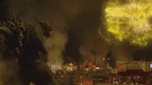 Backdrop to the movie "Godzilla, Mothra and King Ghidorah: Giant Monsters All-Out Attack" #903626