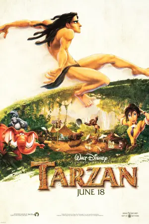 Poster to the movie "Tarzan" #594139