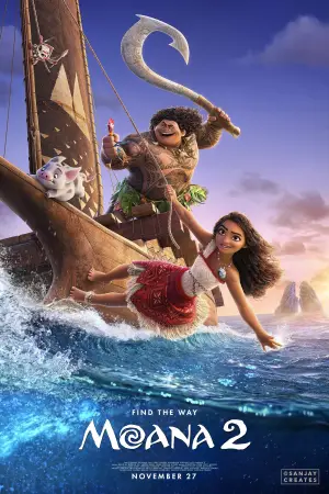 Poster to the movie "Moana 2" #547242