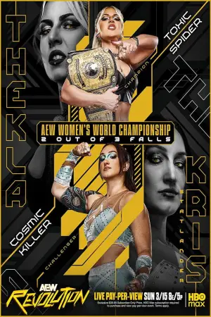 Poster to the movie "AEW Revolution" #768896