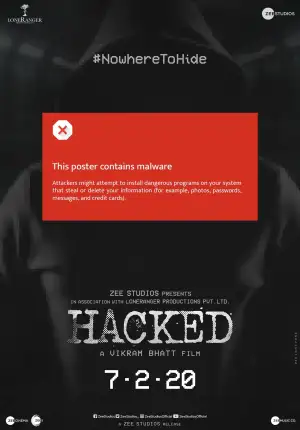 Poster to the movie "Hacked" #908014