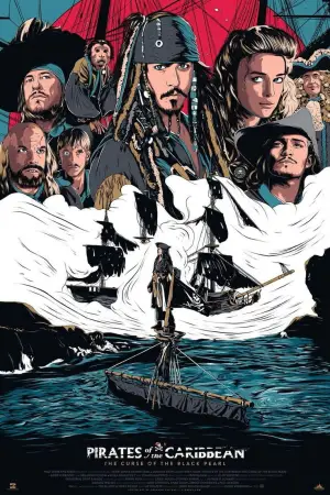 Poster to the movie "Pirates of the Caribbean: The Curse of the Black Pearl" #828892