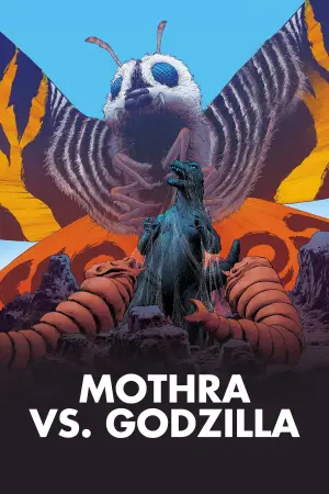 Poster to the movie "Mothra vs. Godzilla" #811410