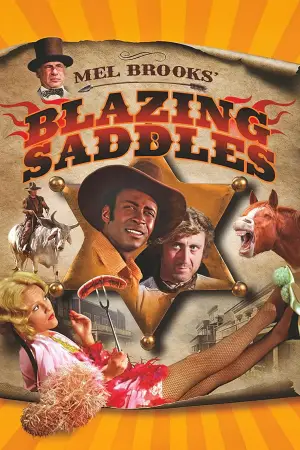 Poster to the movie "Blazing Saddles" #687610