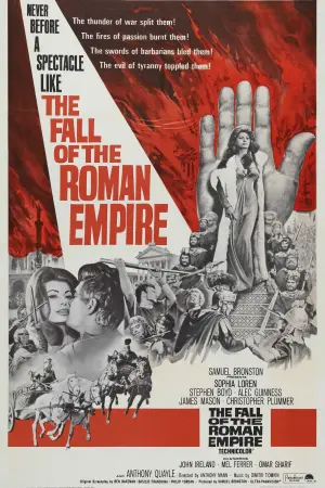 Poster to the movie "The Fall of the Roman Empire" #129884