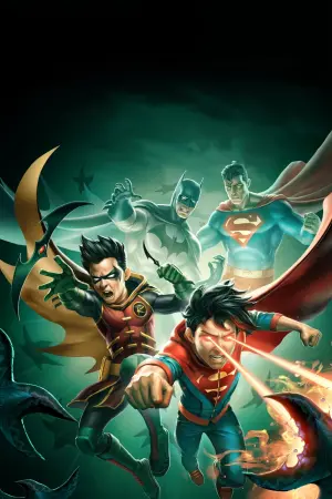 Poster to the movie "Batman and Superman: Battle of the Super Sons" #325183