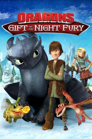 Poster to the movie "Dragons: Gift of the Night Fury" #120383