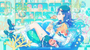 Backdrop to the movie "COLORFUL STAGE! The Movie: A Miku Who Can