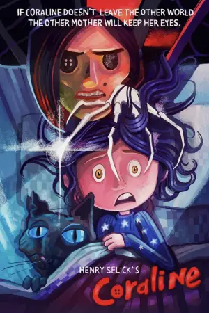 Poster to the movie "Coraline" #522672