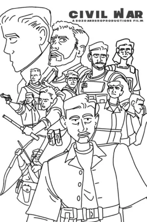 Poster to the movie "Civil War" #550078