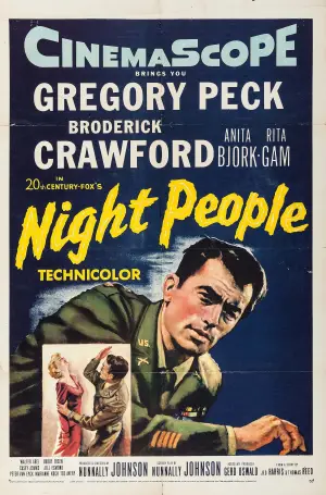 Poster to the movie "Night People" #715740