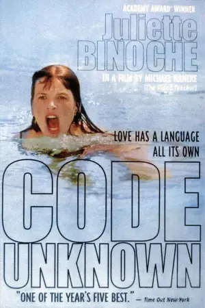 Poster to the movie "Code Unknown" #647295