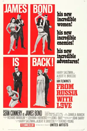 Poster to the movie "From Russia with Love" #624443