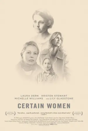 Poster to the movie "Certain Women" #145031