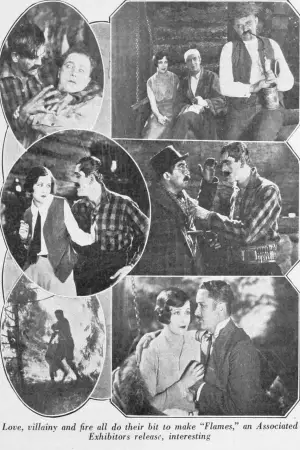 Movie poster "Flames"