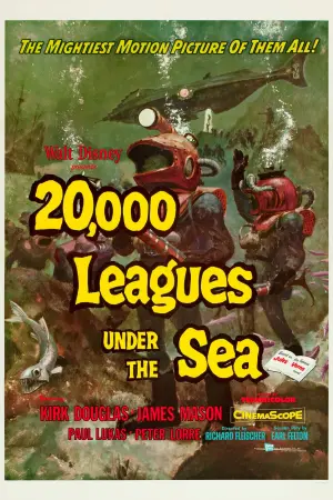 Poster to the movie "20,000 Leagues Under the Sea" #135767