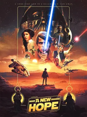 Poster to the movie "Star Wars" #863