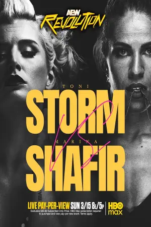 Poster to the movie "AEW Revolution" #768912