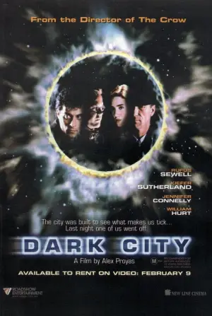Poster to the movie "Dark City" #636966