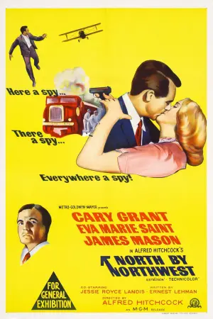 Poster to the movie "North by Northwest" #672558