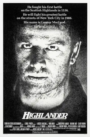 Poster to the movie "Highlander" #839282