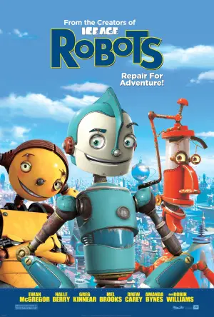 Poster to the movie "Robots" #629769