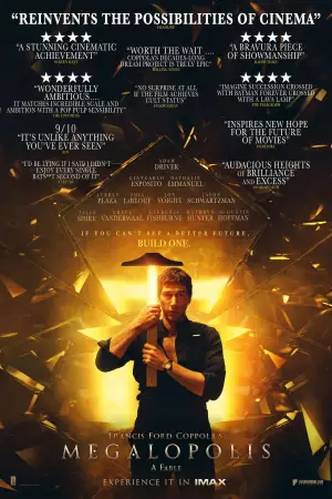 Poster to the movie "Megalopolis" #596046