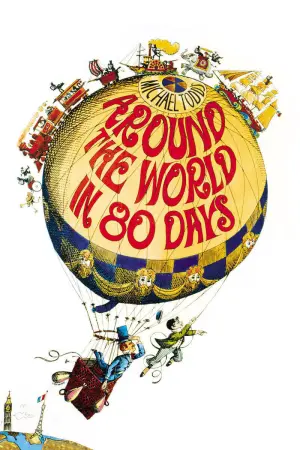 Poster to the movie "Around the World in Eighty Days" #95190