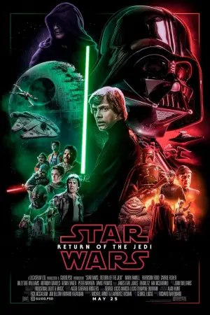 Poster to the movie "Return of the Jedi" #605021
