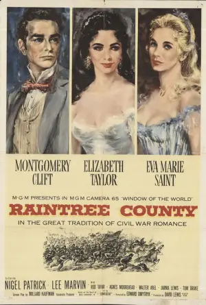 Poster to the movie "Raintree County" #743514