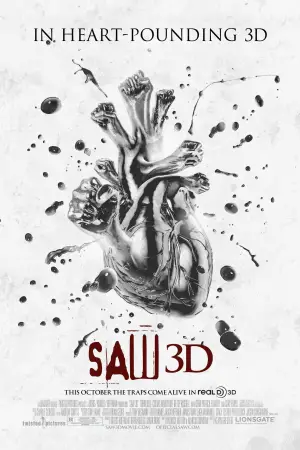 Poster to the movie "Saw 3D" #785857