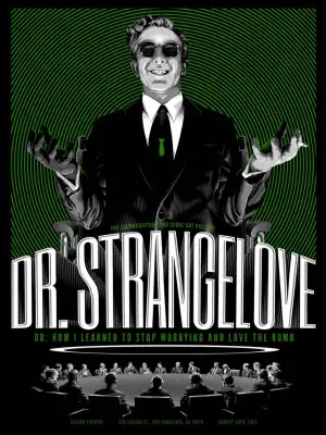 Poster to the movie "Dr. Strangelove or: How I Learned to Stop Worrying and Love the Bomb" #844221