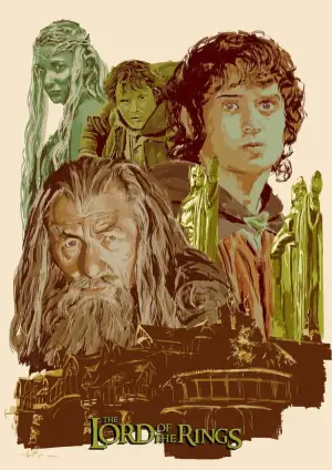 Poster to the movie "The Lord of the Rings: The Fellowship of the Ring" #515698