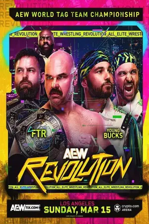 Poster to the movie "AEW Revolution" #768910