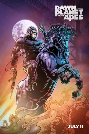 Poster to the movie "Dawn of the Planet of the Apes" #597027
