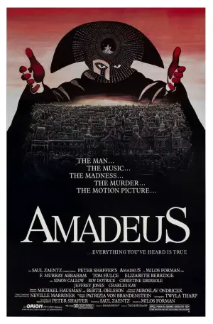 Poster to the movie "Amadeus" #664889