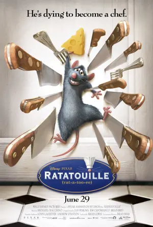 Poster to the movie "Ratatouille" #12556