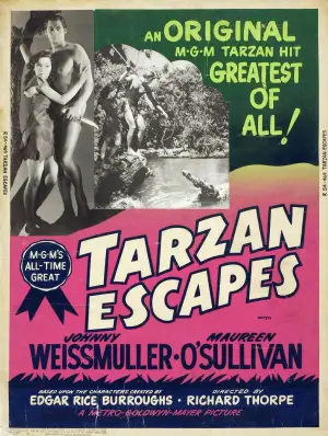 Poster to the movie "Tarzan Escapes" #709192