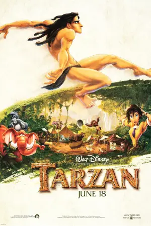 Poster to the movie "Tarzan" #594137
