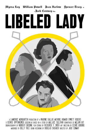 Poster to the movie "Libeled Lady" #706538