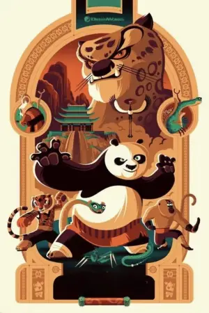 Poster to the movie "Kung Fu Panda" #569073
