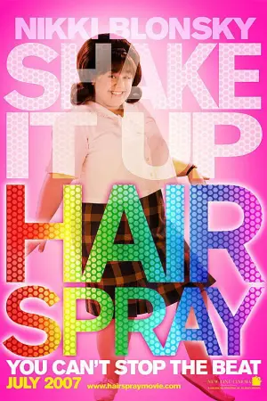 Poster to the movie "Hairspray" #862919